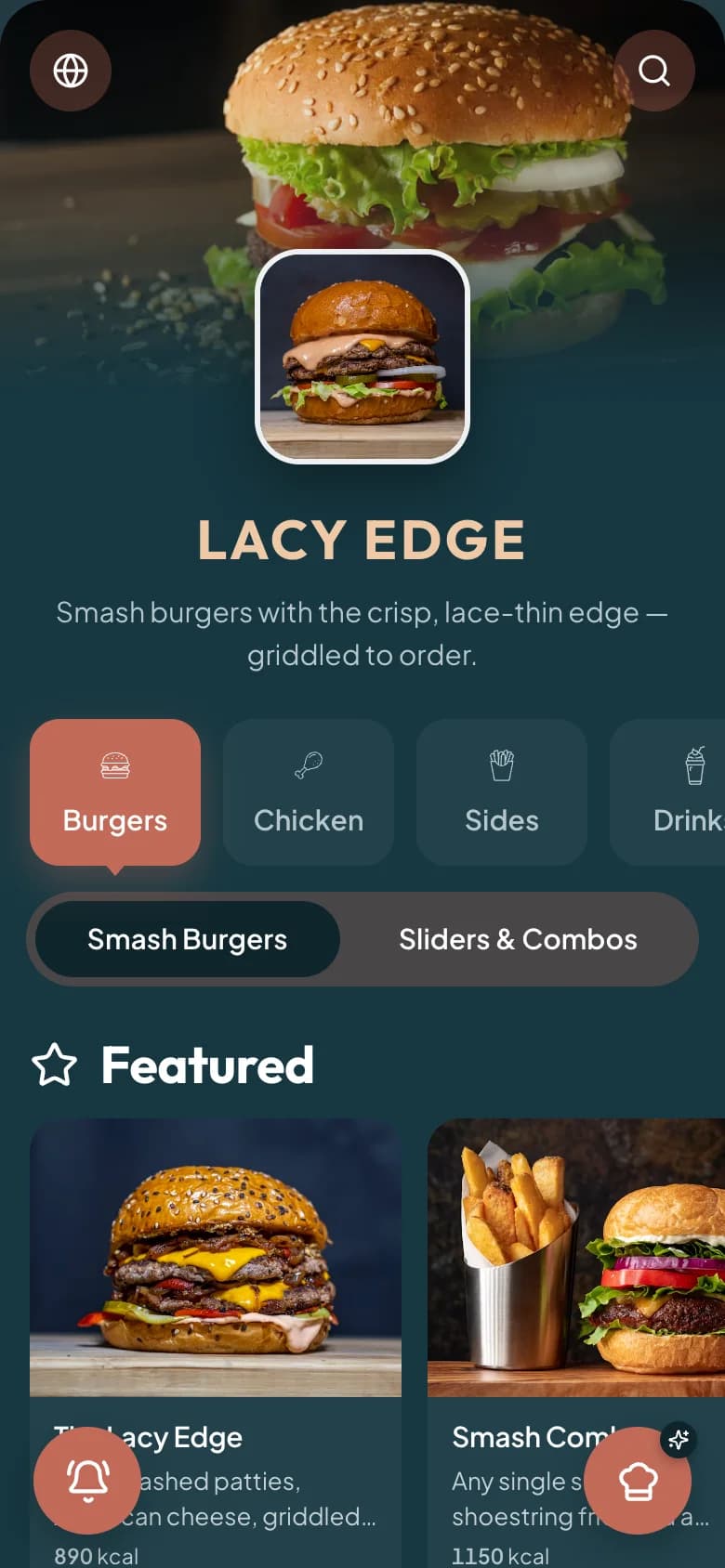 A free Menulisa QR menu on a phone